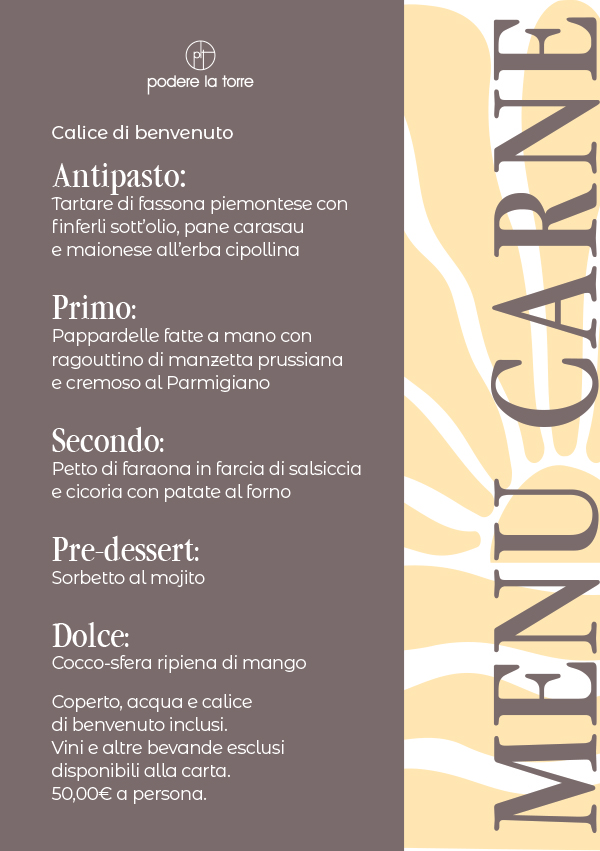 Menu di carne